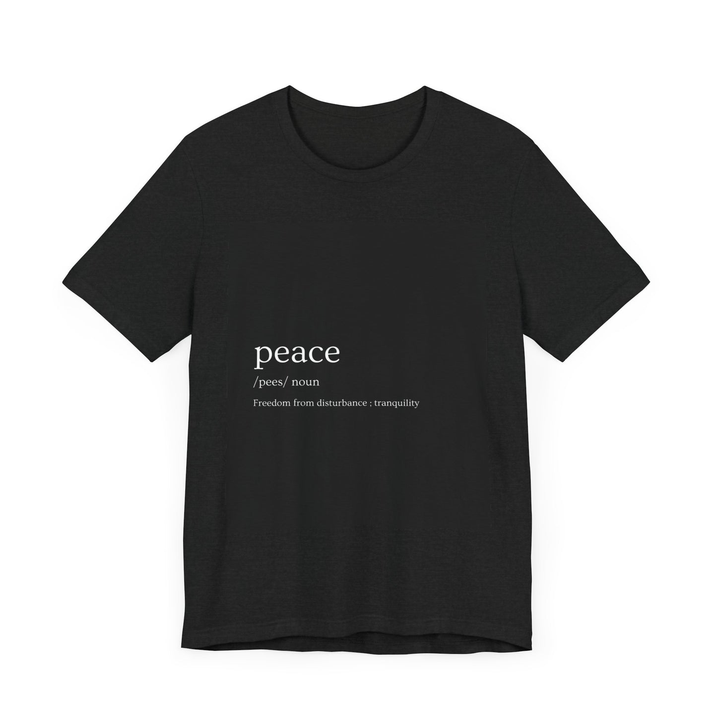 Peace Jersey Short Sleeve Tee