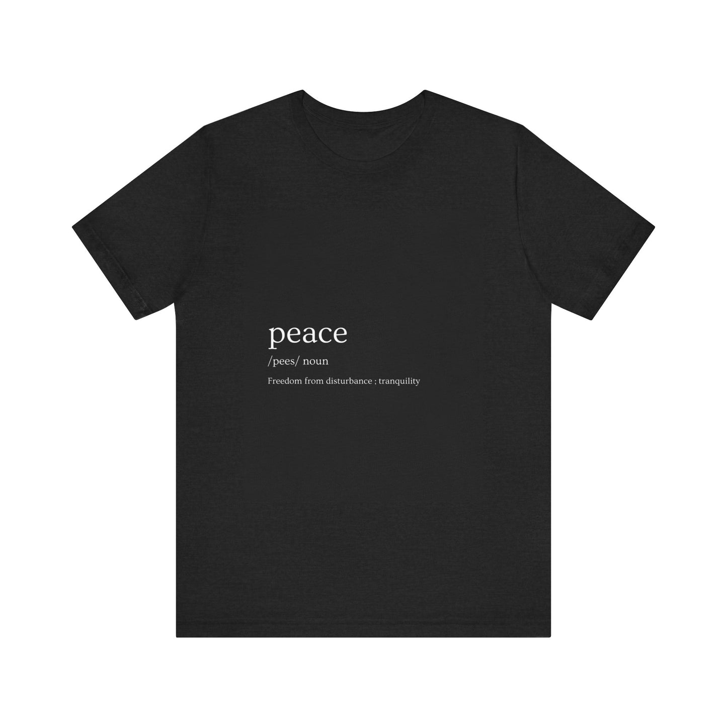 Peace Jersey Short Sleeve Tee